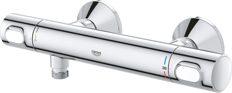 Robinet de douche thermostatique Grohe précision débit - 15 cm - économie d'eau - chrome