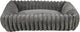 Trixie Dog Basket Lonni Rib Velvet Angular Grey