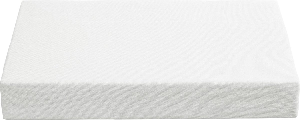 Jersey Ambiante - drap housse - 140x200 - blanc