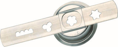 Embout à biscuits Westmark, 2 pièces, accessoire pour hachoir à viande 97522260 taille 8, acier inoxydable, argent, 14712270