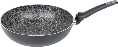 Bo-camp - poêle wok - tourner - poignée de poêle pliante - ø 24 cm
