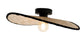 Plafonnier Eglo Marywell - e27 - 50 cm - marron noir - bois