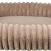 Trixie Dog Basket Lonni Rib Velvet Angular Light Brown
