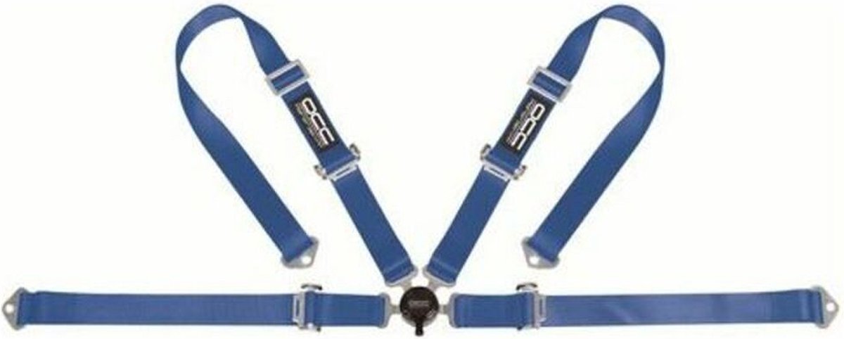 Ceinture de course Occ motorsport 4 points bleu