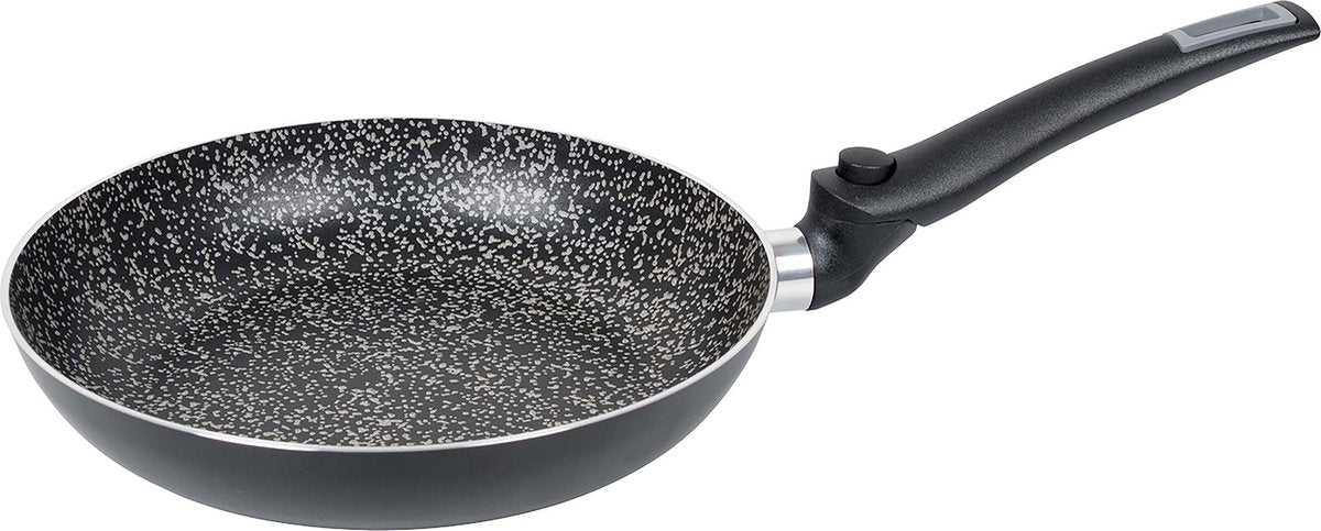 Bo-camp - poêle à frire - tourner - manche de poêle pliable - ø 24 cm