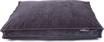 Lex max royal velours - lit coffre - gris - 75x50cm