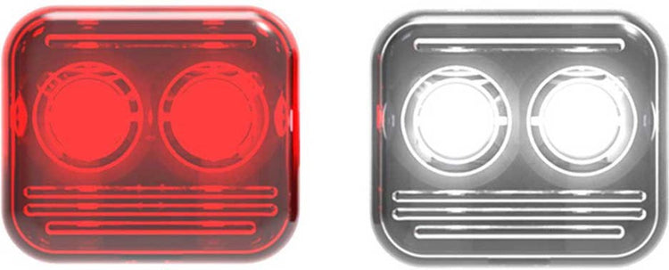 Reelight flash magnet éclairage vélo ams reepower - acier - rouge blanc - 4 parties - peut rester allumé après un arrêt