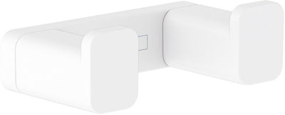 Hansgrohe addtoris porte-serviettes double blanc mat