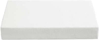 Ambiante - jersey - drap-housse sommier tapissier - 180x200 cm - blanc