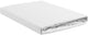 Ambiante - coton - drap-housse surmatelas - 200x220 cm - blanc