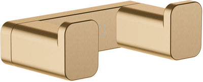 Hansgrohe addtoris double porte-serviettes bronze brossé
