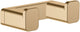 Hansgrohe addtoris double porte-serviettes bronze brossé