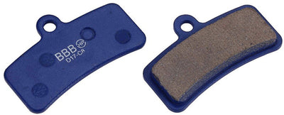 Plaquettes de frein de vélo Bbb cycling - discstop hp - plaquettes de frein à disque - compatibles avec les freins à disque shimano - bleu - bbs-55