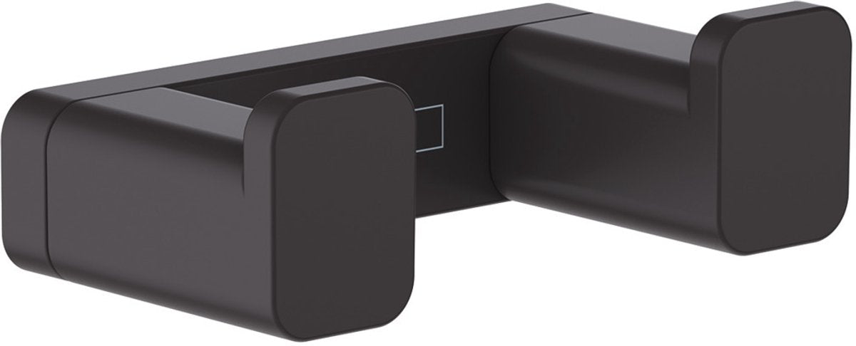 Hansgrohe addtoris double porte-serviettes noir mat