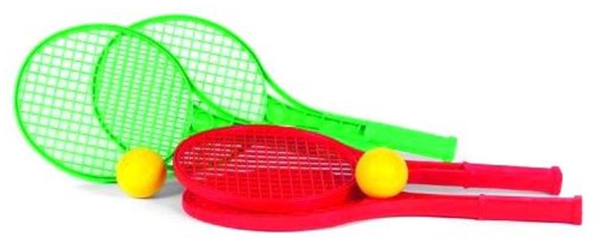 Androni Tennis Racket Junior Couleur avec balle