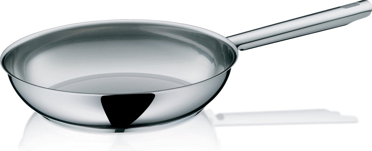 Poêle Kela en acier inoxydable, 24 cm - | caïlin