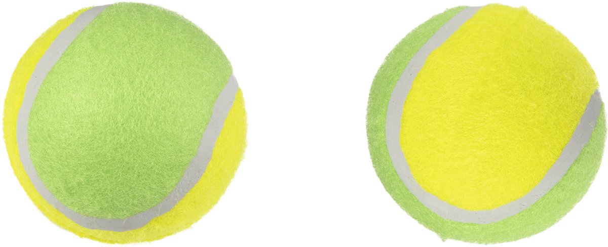 Flamingo smash - chiens jouets - hs balle de tennis smash + couineur 2 couleurs 8cm 2 pièces - 2 pcs - 121928 - 2 pcs