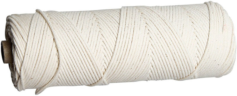 Mèche Creativ company pour feuilles de cire d'abeille, à utiliser avec des bougies en feuilles de cire d'abeille, taille 3, épaisseur 2-3 mm, 100 gr, 80 m 1 rouleau
