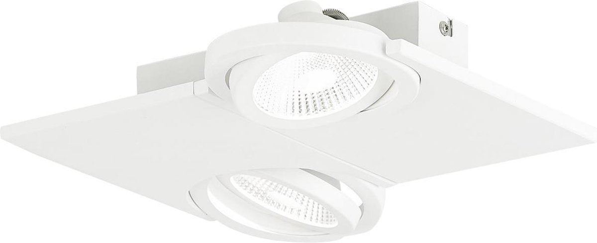 Eglo design brea - spot - 2 lumières - blanc, clair