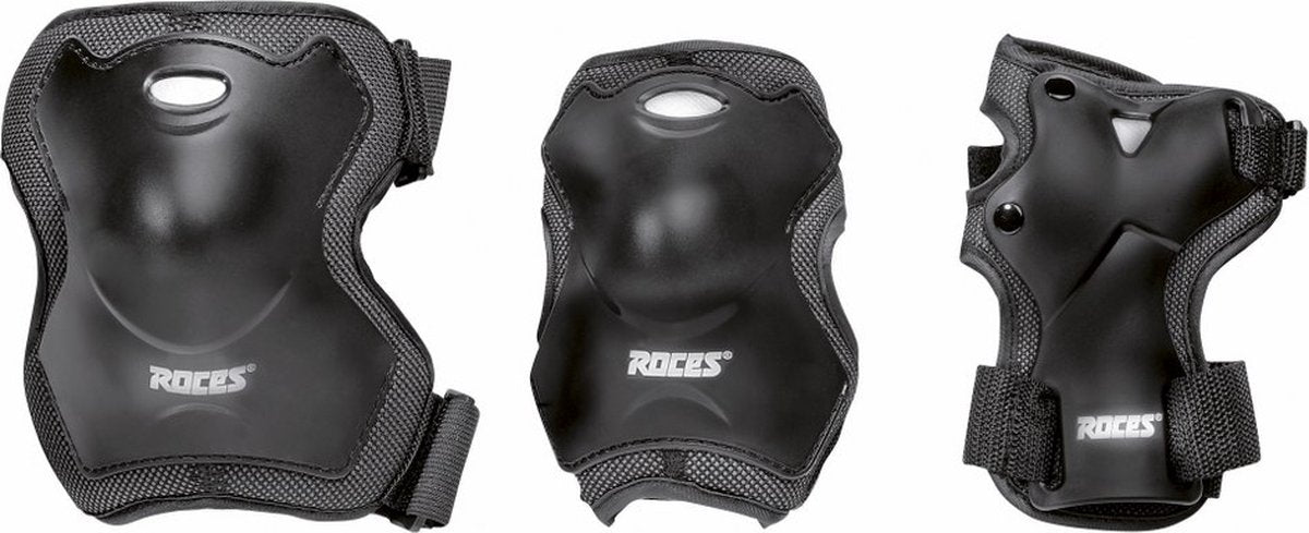 kit de protection skate Super unisexe noir taille L 6 pièces