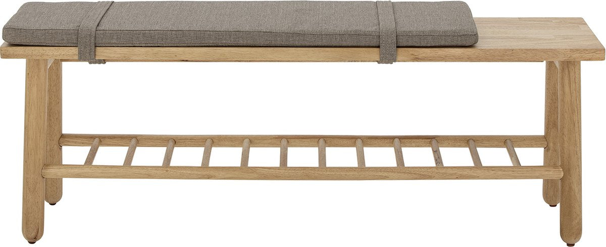 Bloomingville - banc lime - beige - bois d'hévéa