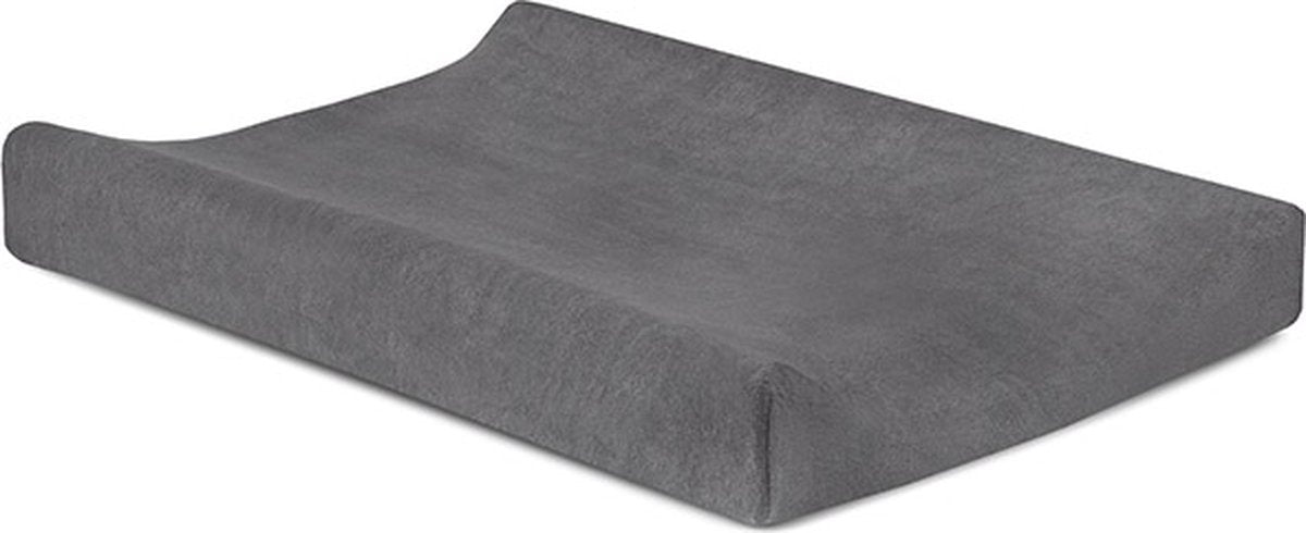 Jollein housse de matelas à langer éponge 50x70cm - gris orage - 2 pièces