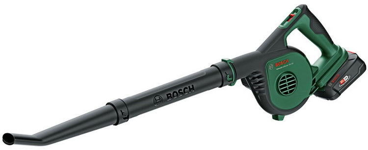 Souffleur de feuilles universel Bosch 18v-130 - souffleur de feuilles - avec batterie Li-ion 18 V (2,5 Ah) - chargeur