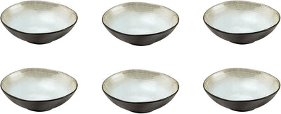Médard de noblat - shadow nacre - grand bol 15,2 cm - 6 pièces - grès