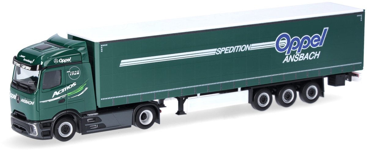 Herpa Mercedes Benz Actros Pro. s. g.sz. oppel-ansbach