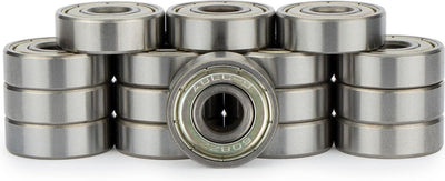 Roulements à billes Nijdam - abec 9 chrome - 16 pcs - chrome
