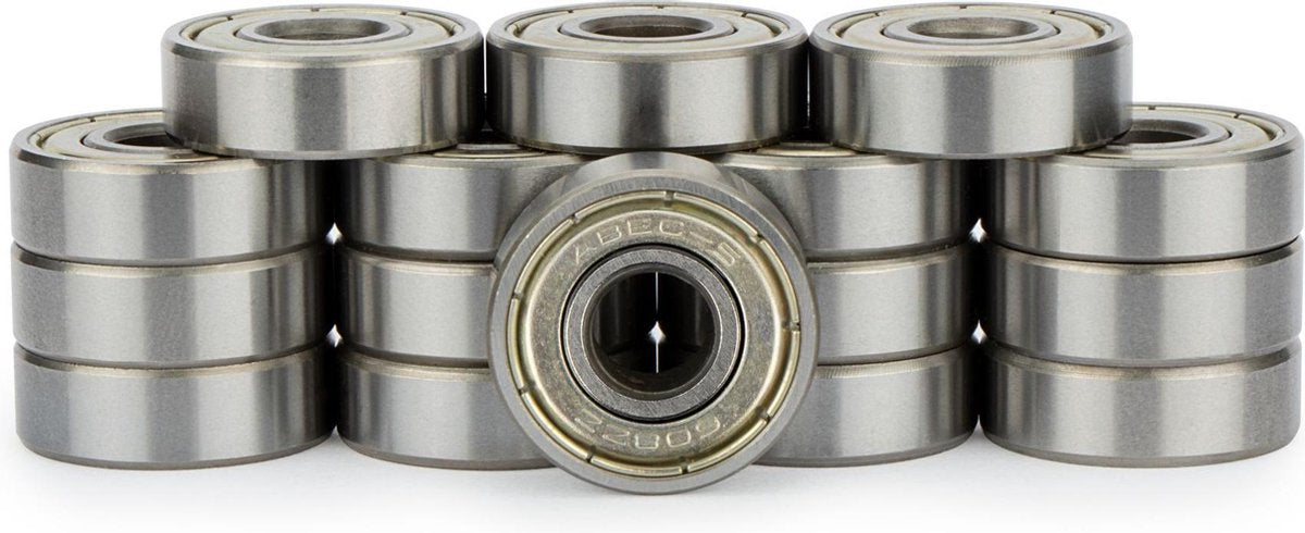 Roulements à billes Nijdam - abec 5 chrome - 16 pcs - chrome