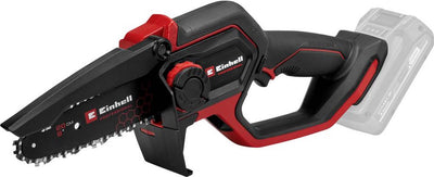Mini tronçonneuse professionnelle à batterie Einhell gp-ps 18 20 li bl solo - power x-change - 18 v li-ion - moteur sans balais - longueur de lame : 20 cm - max. longueur de coupe : 15 cm - vitesse de la chaîne : 8 m s - hors batterie et chargeur