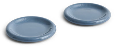 Hay barro assiette petit déjeuner ø18 lot de 2 bleu foncé