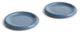 Hay barro assiette petit déjeuner ø18 lot de 2 bleu foncé