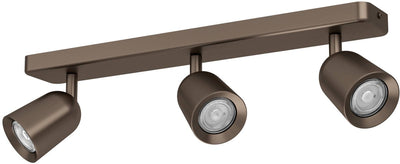 Spot Eglo camaldoli - gu10 - 52 cm - bronze foncé - inclinable