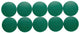 Aimant Maul rond 10 pièces 2,5 kg plastique ferrite bruchsicher erodiert lackiert ø 3,8 x 1,55 cm vert