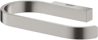 Porte-rouleau de papier toilette Grohe Selection - sans couvercle - supersteel (aspect inox)