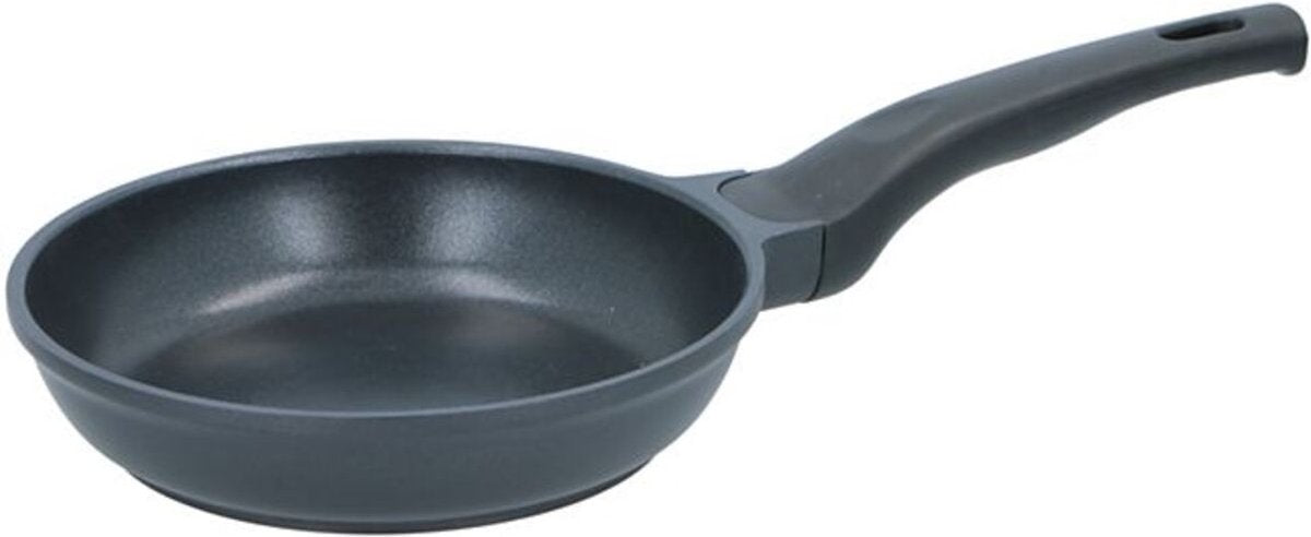 Poêle Alpina 24 cm - poêle avec revêtement antiadhésif - poêle tous feux - également pour induction - sans PFOA - noir