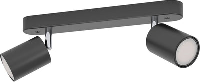 Eglo reciso-e spot - spot de plafond - gu10 - 30 cm - noir