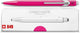 Stylo bille Caran d'ache 849 popline rose fluo
