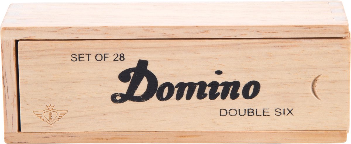 Domino de base en boîte en bois