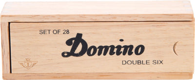 Domino de base en boîte en bois