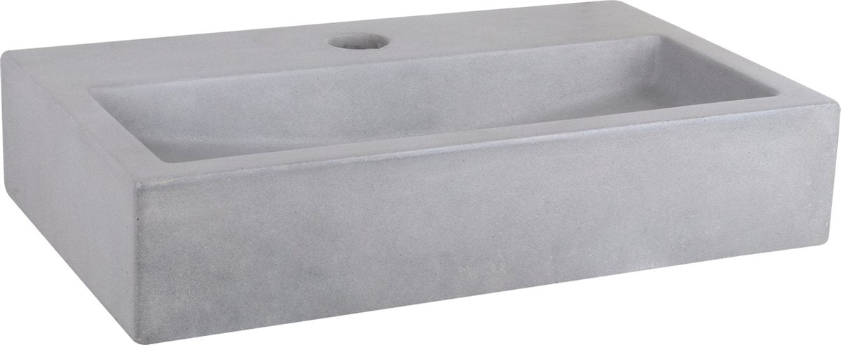 Differnz fontaine plate béton gris clair 38 x 24 x 8 cm