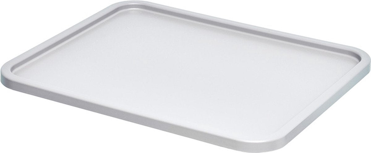 Idesign - couvercle id wallspace pour bac de rangement l - plastique recyclé - gris
