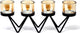 Bougeoir votif en fer Joy of Balance - 4 bougies - bougeoir - 34,5 x 8 x 13,5 cm