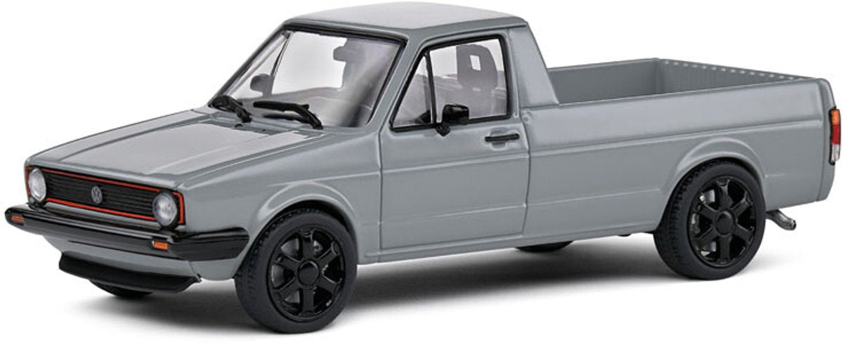 Solido vw caddy mk 1 pick up '82, gris - 1:43