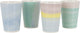 Bo-camp - pastel - tasse - barfleur - mélamine - 4 pièces