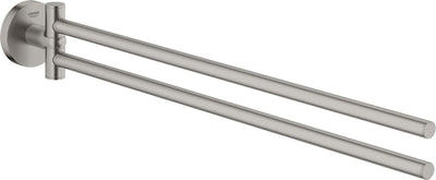 Porte-serviettes Grohe start - supersteel (aspect inox)
