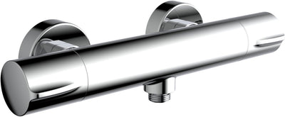 Plieger voda - thermostat de douche avec inverseur, raccords et bec pivotant - centre à centre 15cm - chrome