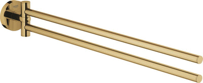 Porte-serviettes Grohe Essentials avec deux bras rotatifs - Cool Sunrise (or)